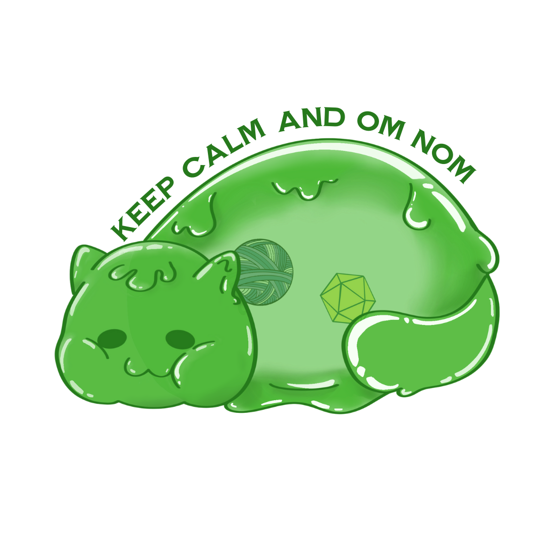 Keep Calm and Om Nom Stickers