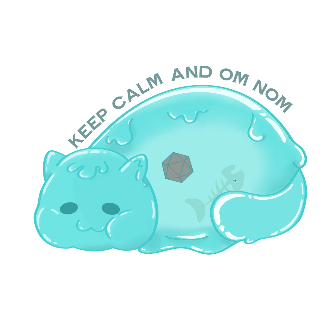 Keep Calm and Om Nom Stickers