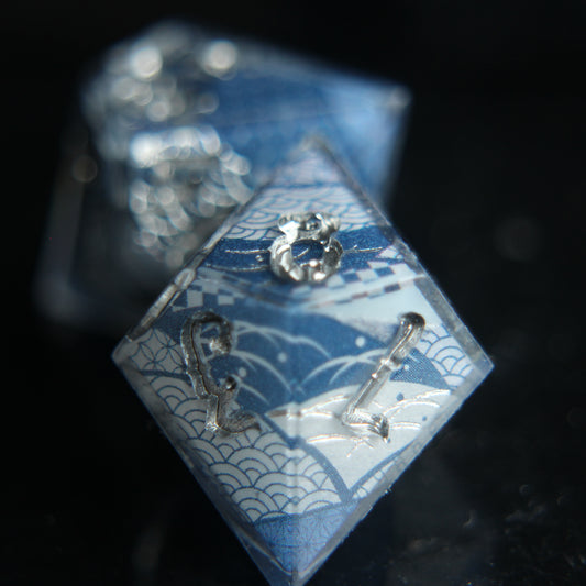 Aizome 7-piece Dice Set