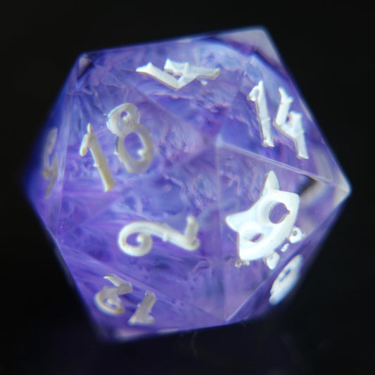 Grimace Shake 7-piece Dice Set