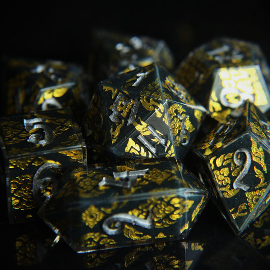 Victorian Gothic 7-piece Dice Set