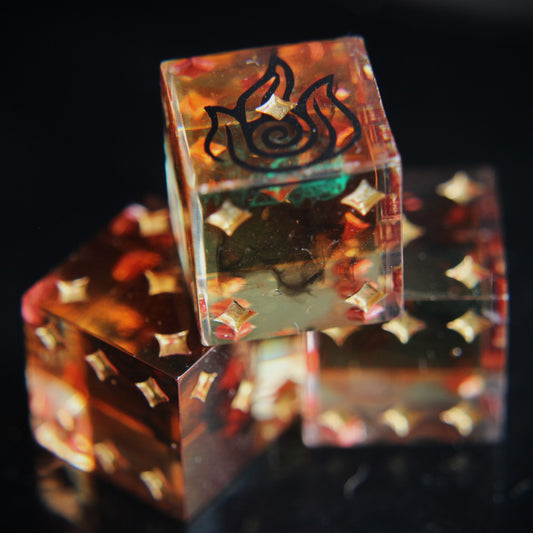 Avatar Legends Four Elements 6D6 Set