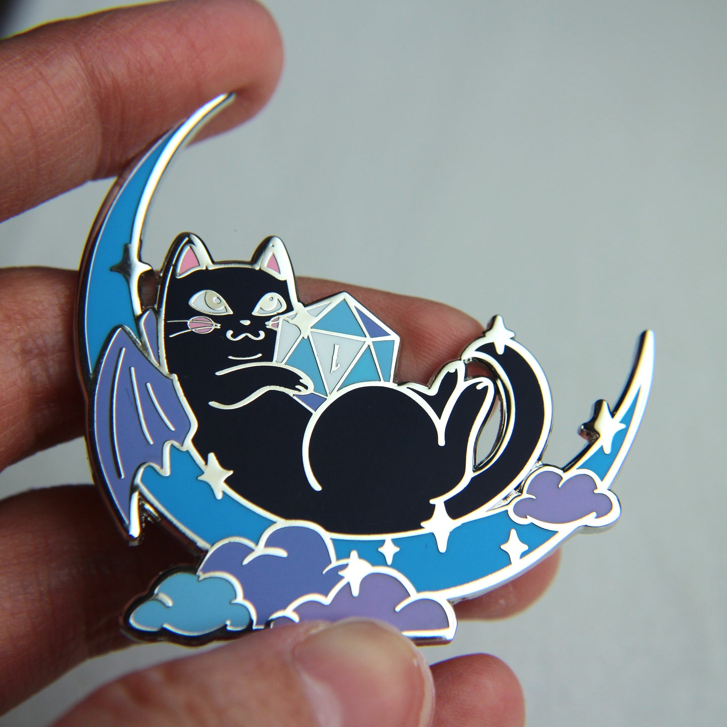 Tressym Cursed 2" Enamel Pin
