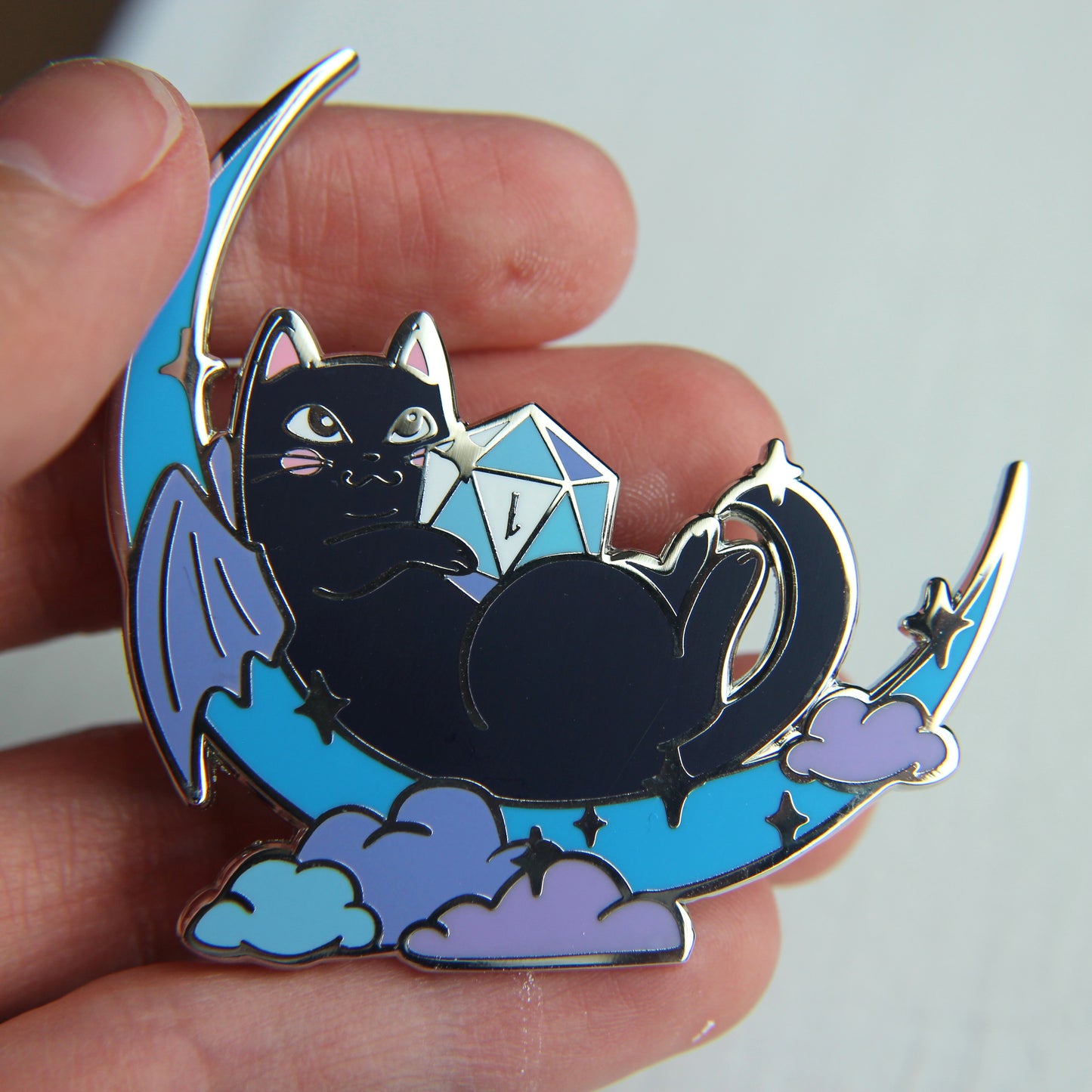 Tressym Cursed 2" Enamel Pin