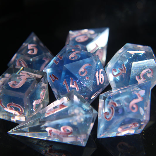 Hana Ikada Liquid Core 7-piece Dice Set