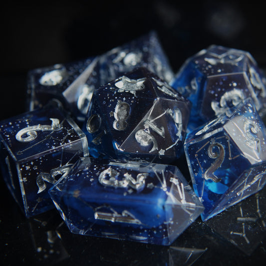 Cosmos 7-piece Dice Set