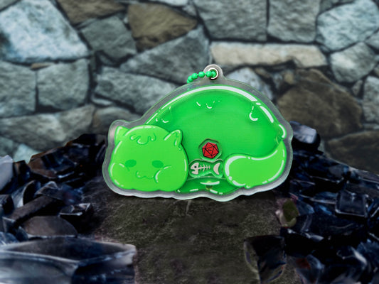 Gelatinous Cat Fillable Shaker Charms