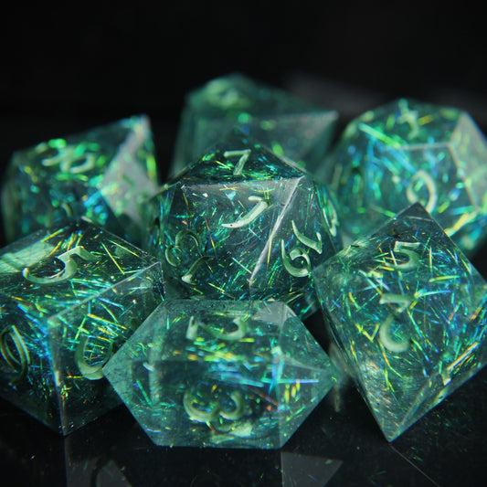 Trickster God 7-piece Dice Set