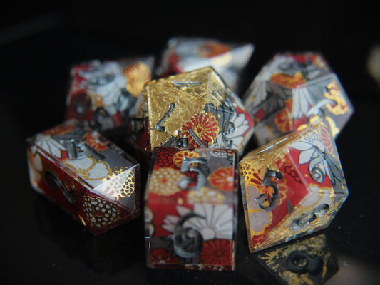 Brocade 7-piece Dice Set