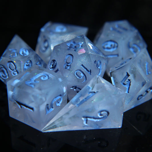 Morning Mist 7-piece Dice Set