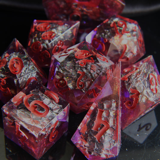 Hot Wings 8-piece Dice Set