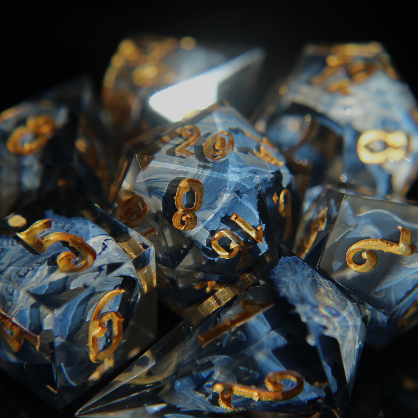 Dawn's Crest 7-Piece Dice Set