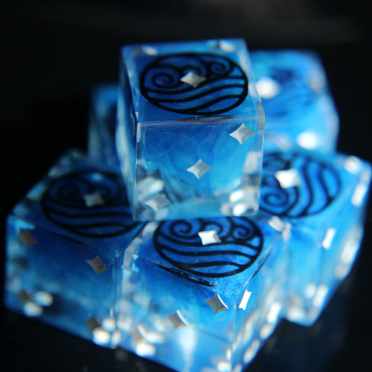 Avatar Legends Four Elements 6D6 Set