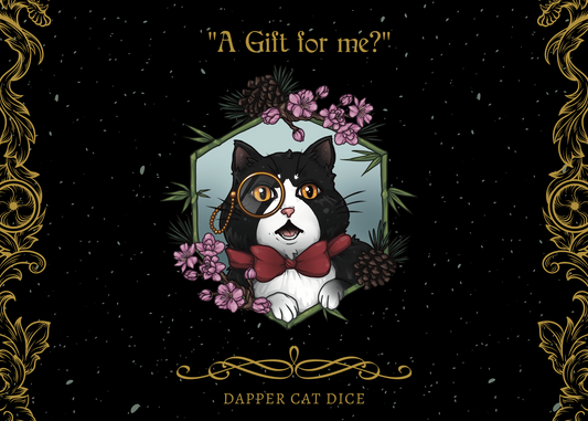 Dapper Cat Dice Gift Card