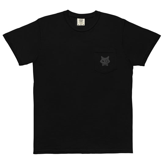 Dapper Cat Dice Unisex Pocket Logo T-shirt